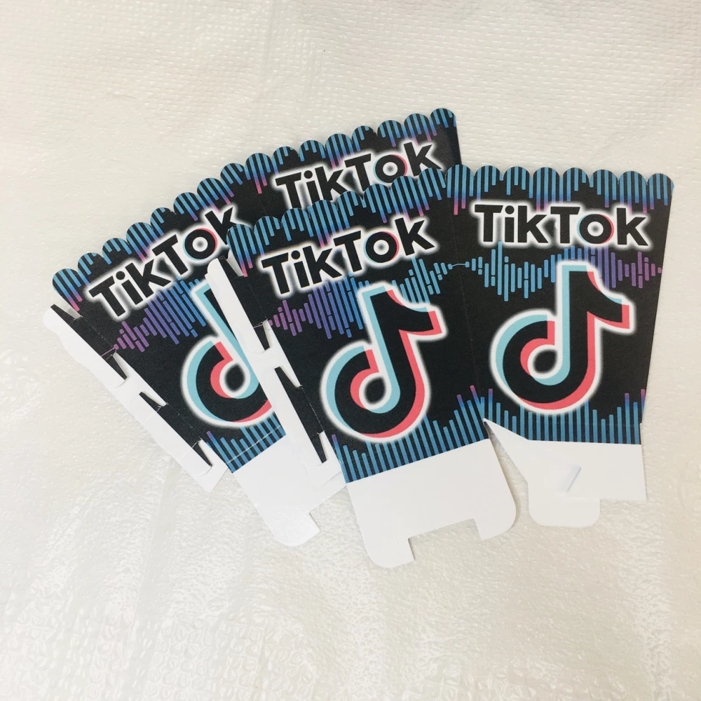 Коробочка для попкорна “Тик Ток“ Поштучно 10см высота