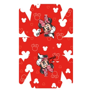 Изображение товара - Коробочка “Минни Маус“ красная порционная для тортика/подарков 13х15х8,5