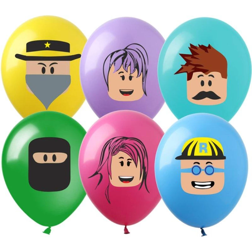 Повітряна кулька 12“ Роблокс. Герой “  (поштучно)