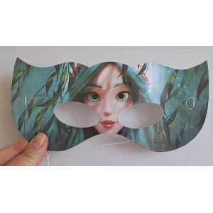 Зображення товара -  Маски “Лісова дівчина Mavka/Мавка“ тематичні дитячі картони —