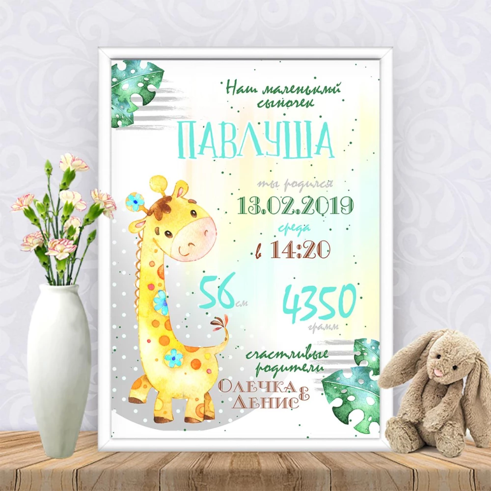 Метрика “Милый жираф“