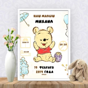 Изображение товара -  Метрика “Винни-Пух и мед“