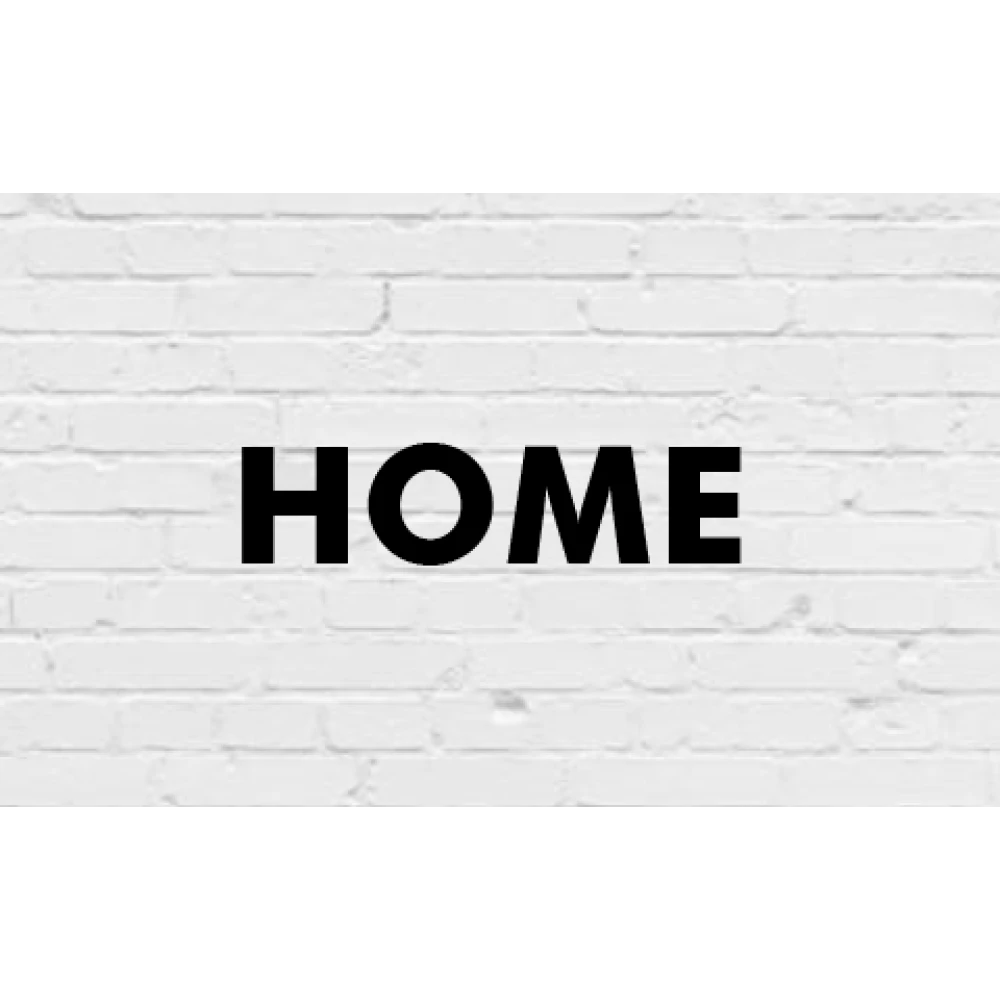 Гирлянда фигурная “Home“ черный картон