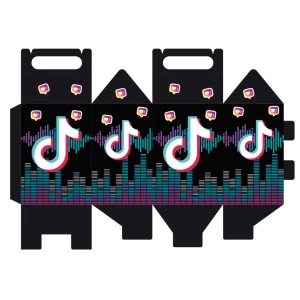 Изображение товара - Коробочка для сладостей и конфет “ТикТок“ 14х9х10 см.