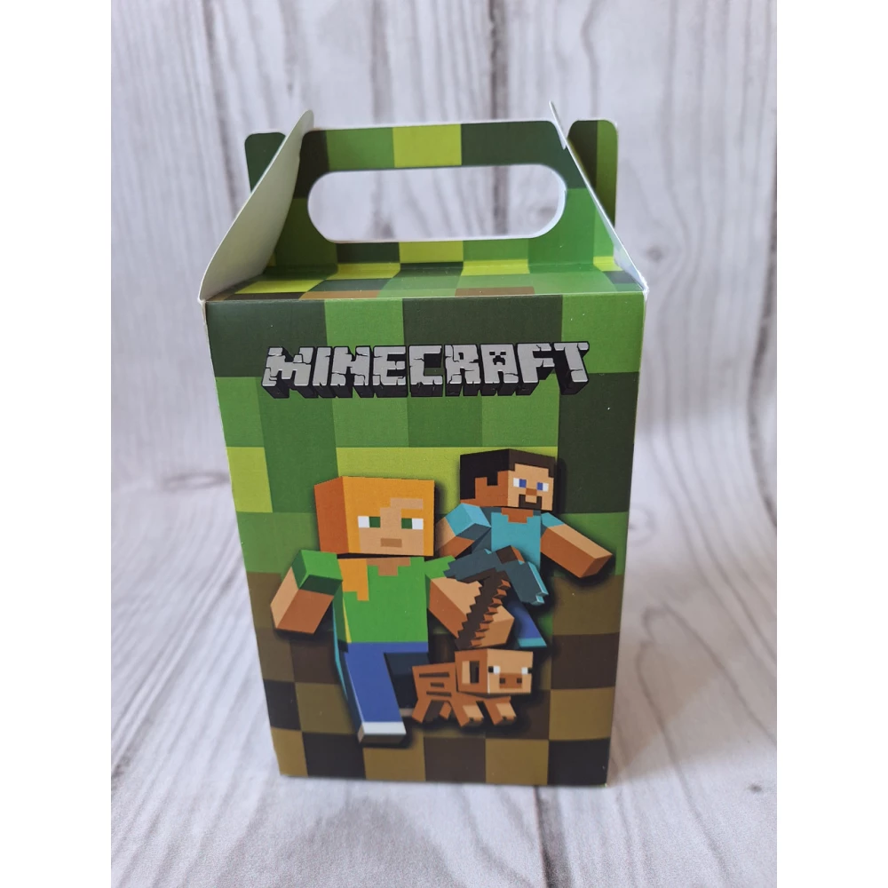 Коробочка Майнкрафт для подарков и сладостей 14х9х10