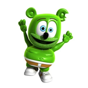 Изображение товара -  Наклейка для ростовой фигуры “Гумми Беар / Gummy Bear“ 80х58 см (без обреза по контуру)