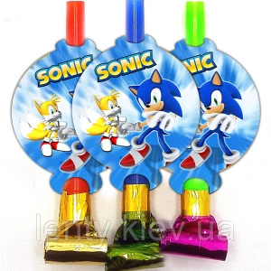 Изображение товара -  Язычки - гудки “Соник / Sonic“ (5 шт/уп)