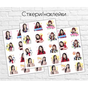 Изображение товара -  Наклейки/стикеры “Блек Пинк / Black Pink“ - 17х12 см