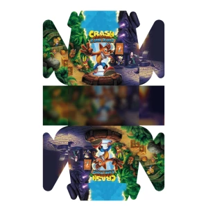 Изображение товара -  Коробочка “Крэш Бандикут / Crash Bandicoot“  порционная для тортика/подарков 13х15х8,5