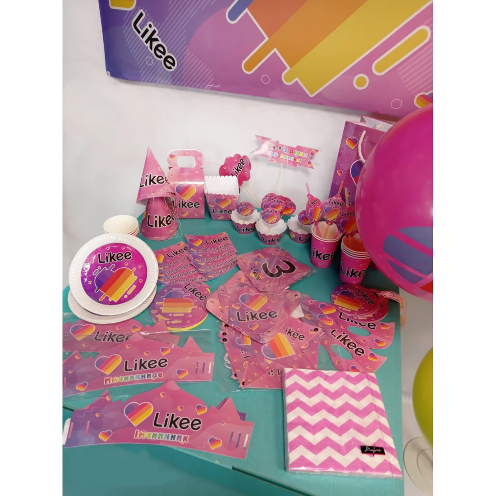 Готовий набір атрибутики в стилі “Лайки / Лайк“ №2 (L2M)