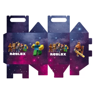 Изображение товара -  Коробочка “Роблокс мальчики“ для подарков и сладостей 14х9х10