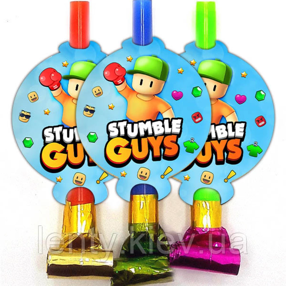 Язычки - гудки “Stumble Guys / Стамбл Гайс“ (5 шт/уп)