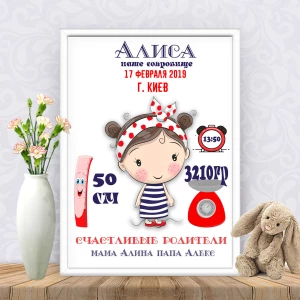 Изображение товара - Метрика “Девочка в повязке“