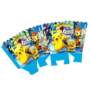 Зображення товара -  Коробочка для попкорну Покемон / Пікачу 15,5*11,5*9,5 см — поштучно