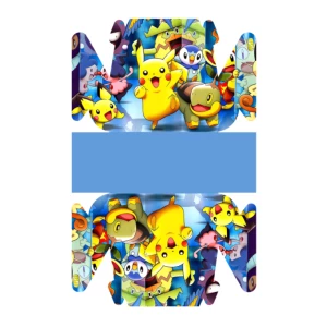 Зображення товара -  Коробочка “Покемон / пікачу“ синя порційна для тортика/подарунків 13х15х8,5