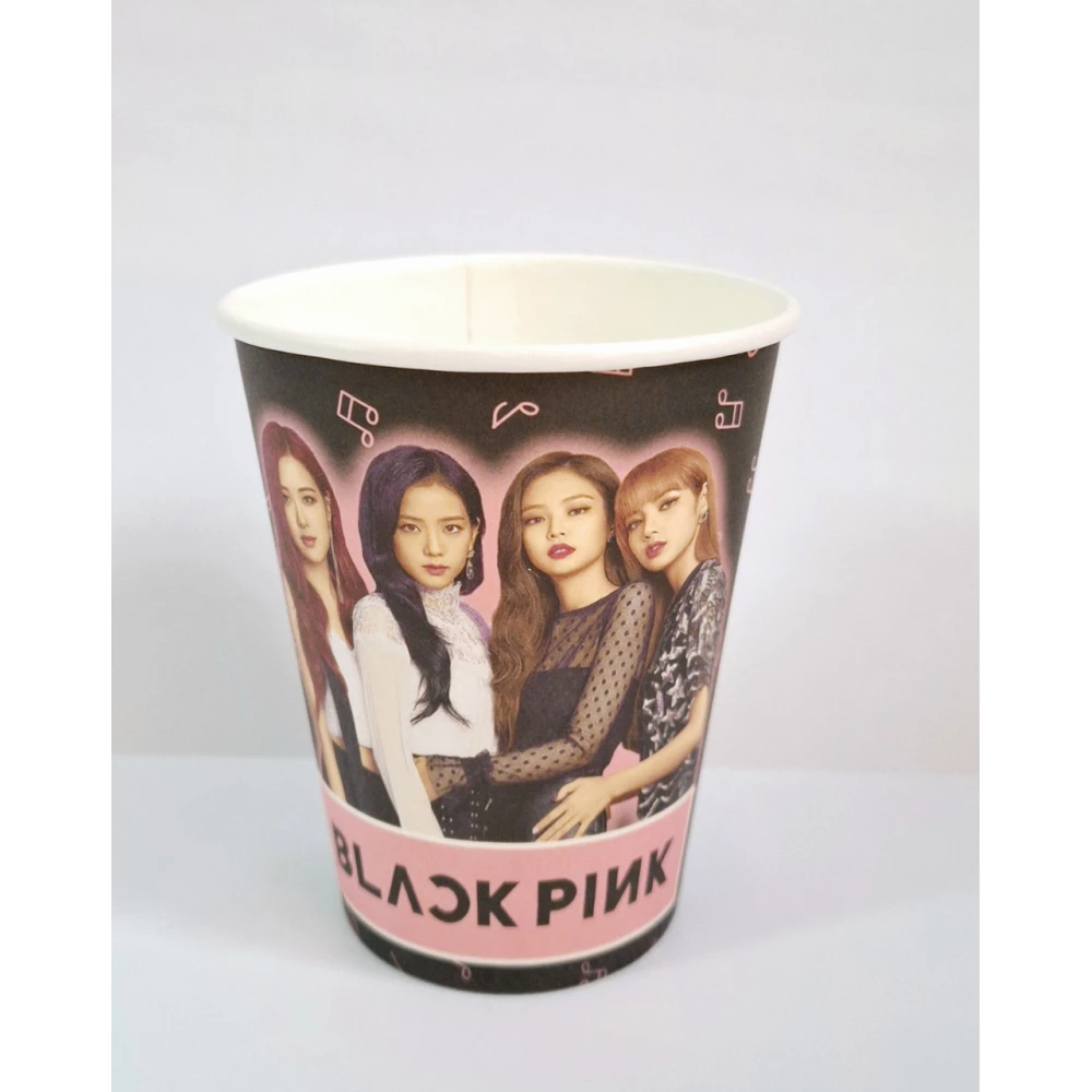 Стаканчики  “БлекПинк / BlackPink“  (10 шт/уп) одноразовые