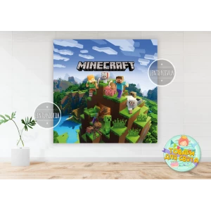 Изображение товара -  Плакат “Майнкрафт /  Minecraft“ 100х100 см для Кенди - бара (Тематический) -