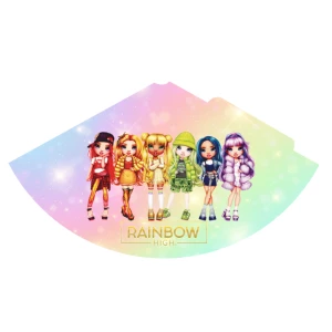 Изображение товара -  Колпачки “Радужные куклы / Rainbow High“  поштучно