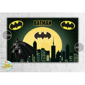 Изображение товара -  Плакат “Бэтмен / Бетмен / Batman“ (ночной город) 120х75 см