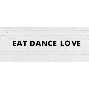 Изображение товара -  Гирлянда фигурная “EAT DANCE LOVE“ черный картон