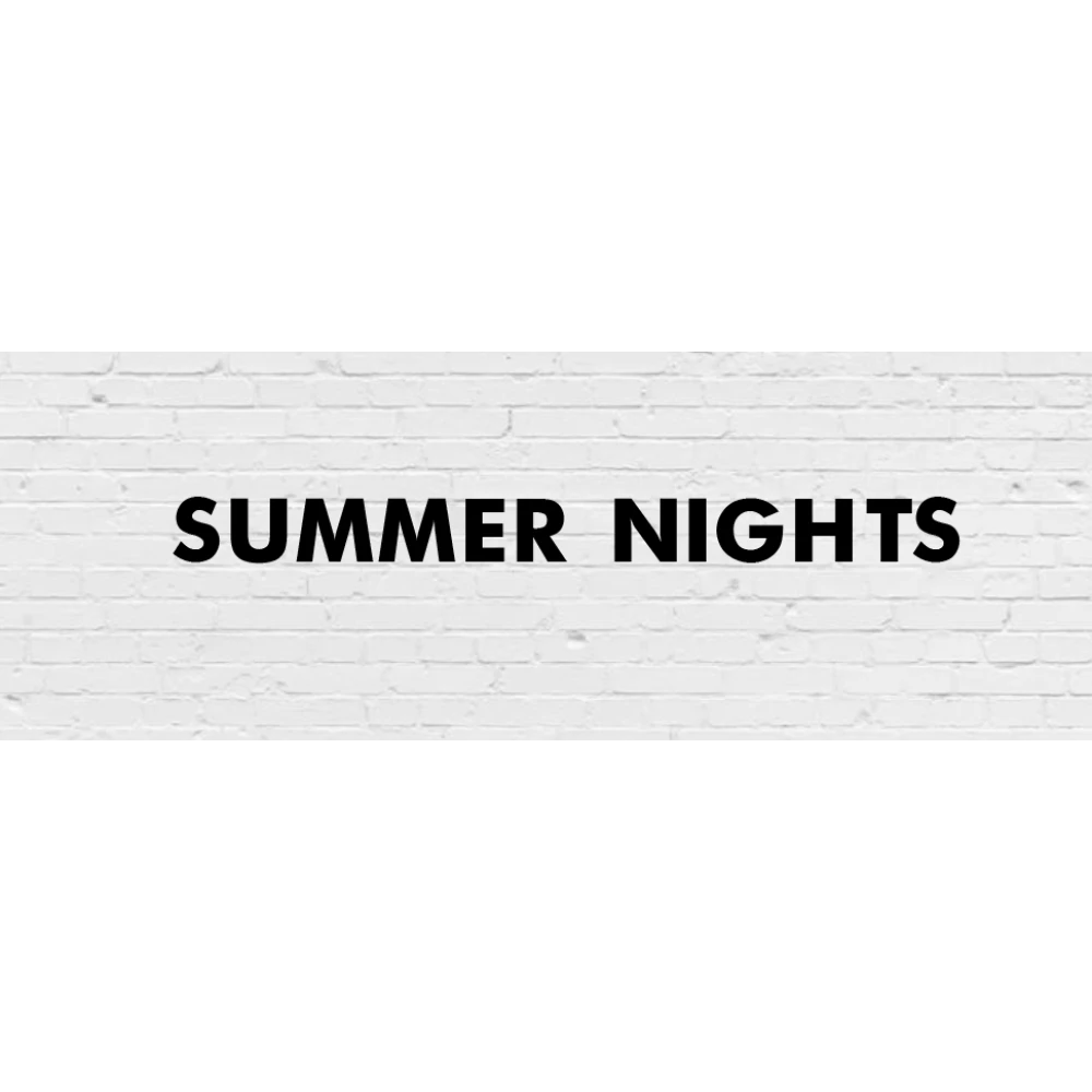 Гирлянда фигурная “Summer nights“ черный картон