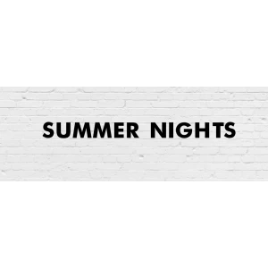 Изображение товара -  Гирлянда фигурная “Summer nights“ черный картон