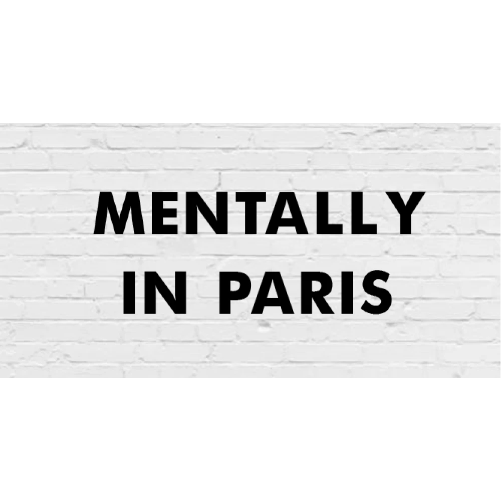 Гирлянда фигурная “Mentally in Paris“ черный картон