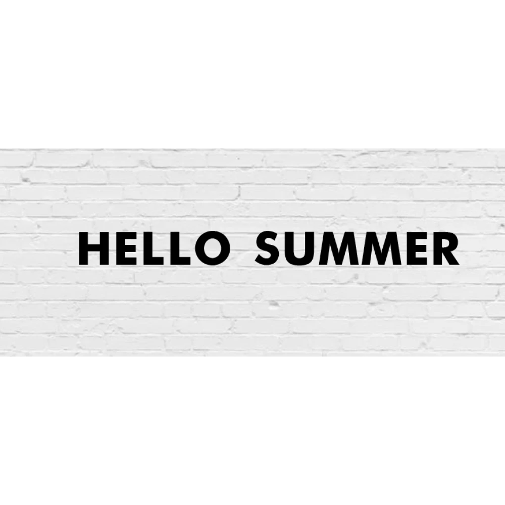 Гирлянда фигурная “Hello summer“ черный картон