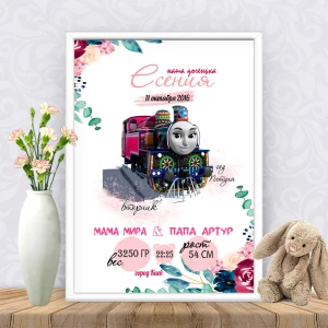 Изображение товара - Метрика “Паровозик Томас“