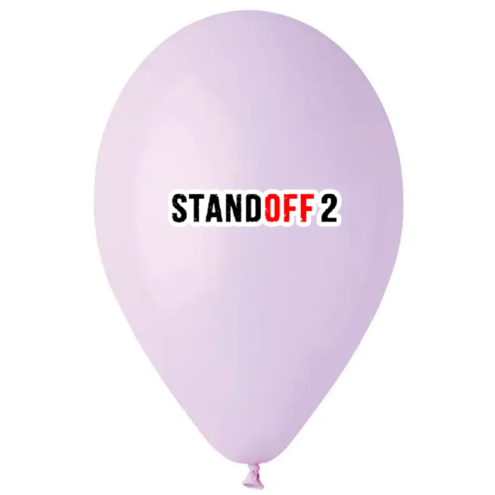Наклейка на шар “Стандофф / Standoff“ лого 18“  (без шара)