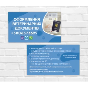 Изображение товара -  Визитка - оформление документов