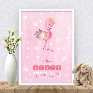 Изображение товара - Метрика “Розовый фламинго“