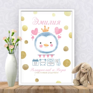 Изображение товара - Метрика “Пингвиненок“