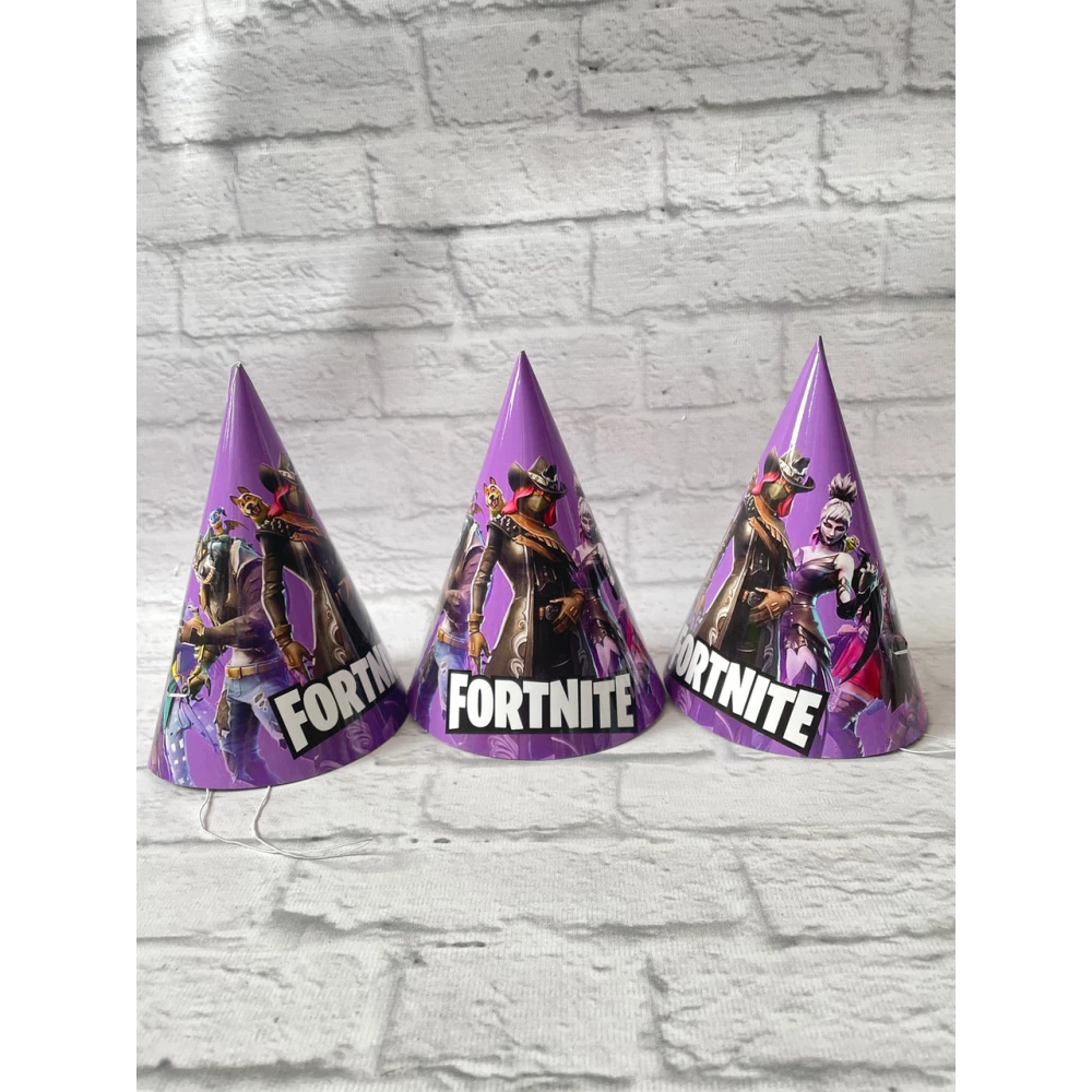 Колпачки “Фортнайт“ (поштучно) колпаки праздничные карнавальные (редкие коллекции) малотиражн