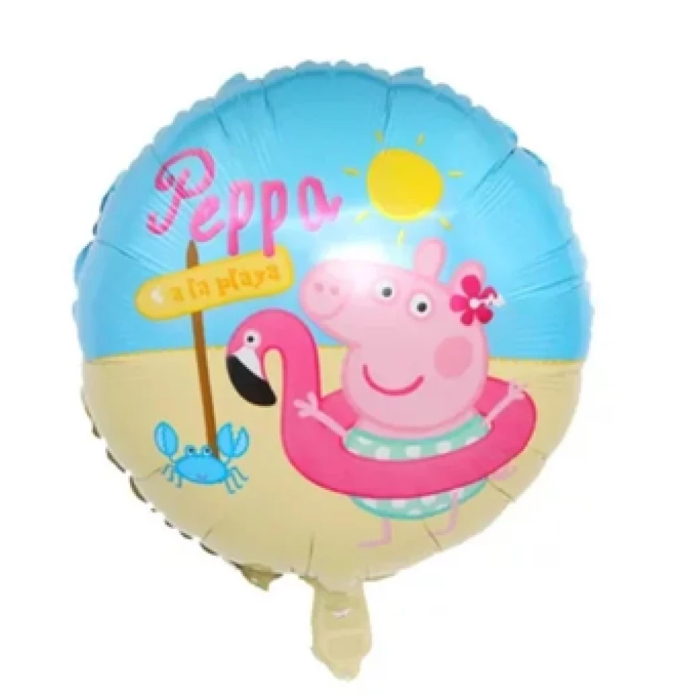 Кулі з фольги груглые “Свинка Пеппа“ (45см.)