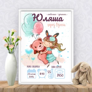 Изображение товара - Метрика “Девочка с Мишкой“