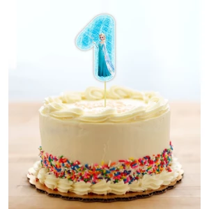 Изображение товара - Топпер-Цифра (9-10см) вырубка “Холодное сердце“ (1шт)- 1