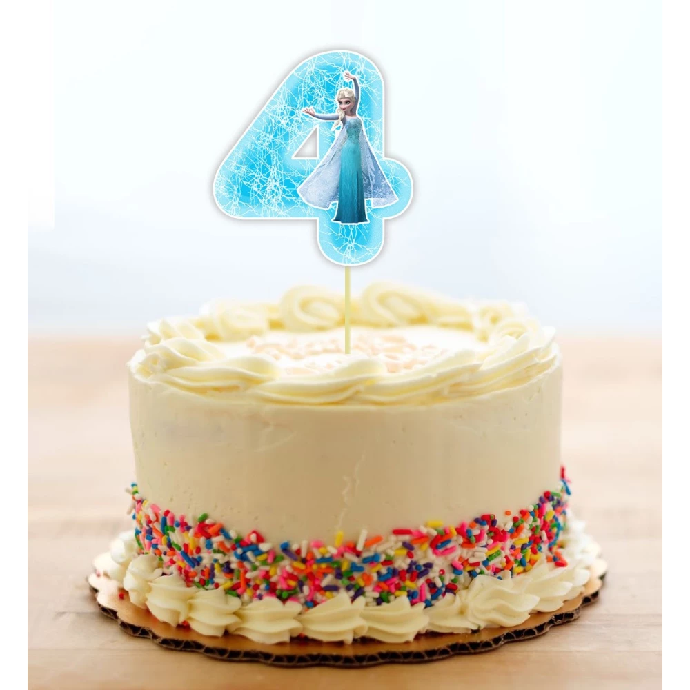 Топпер-Цифра  (9-10см) вырубка “Холодное сердце“ (1шт)- 4