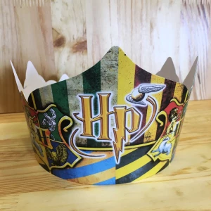 Изображение товара -  Корона картонная тематическая детская “Гарри Поттер / Harry Potter “ (малотиражные издания) - без надписи