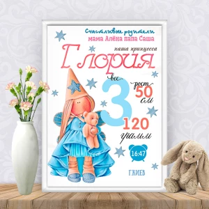 Изображение товара -  Метрика “Голубая кукла“