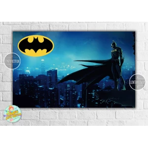 Изображение товара -  Плакат “Бэтмен / Бетмен / Batman“ (синий) 120х75 см