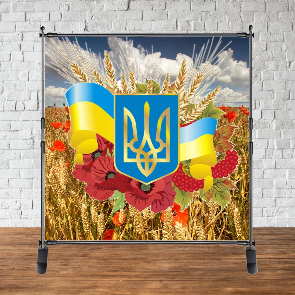 Баннер “День Независимости Украины“ 2х2м Фотозона (виниловый) - (без каркаса)