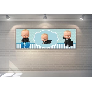 Изображение товара - Плакат Босс Молокосос 30х90 см на детский День рождения -