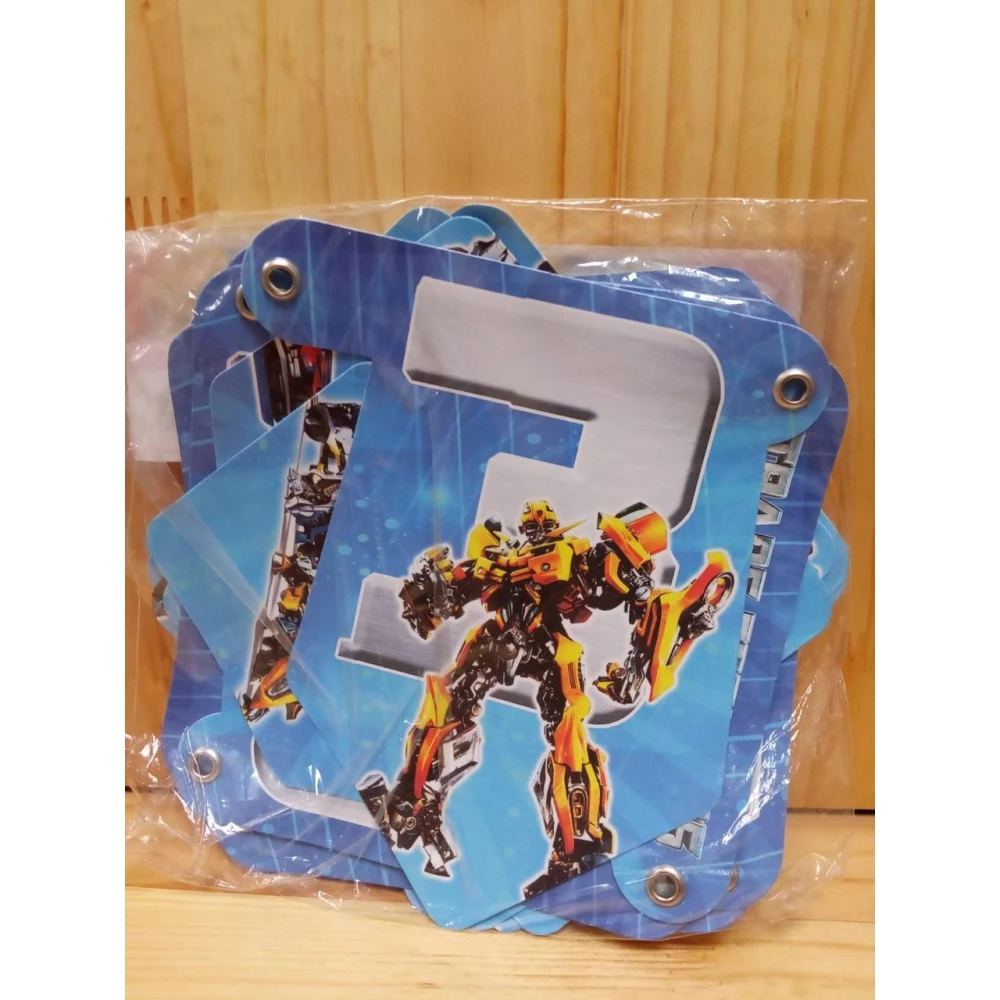 Гирлянда Трансформеры “З Днем народження“Редкие модели/малотиражные- Украинский