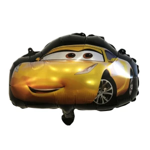Изображение товара - Минни-Фольгированный шар фигурный “Тачки Круз“ Желтый 38х26см