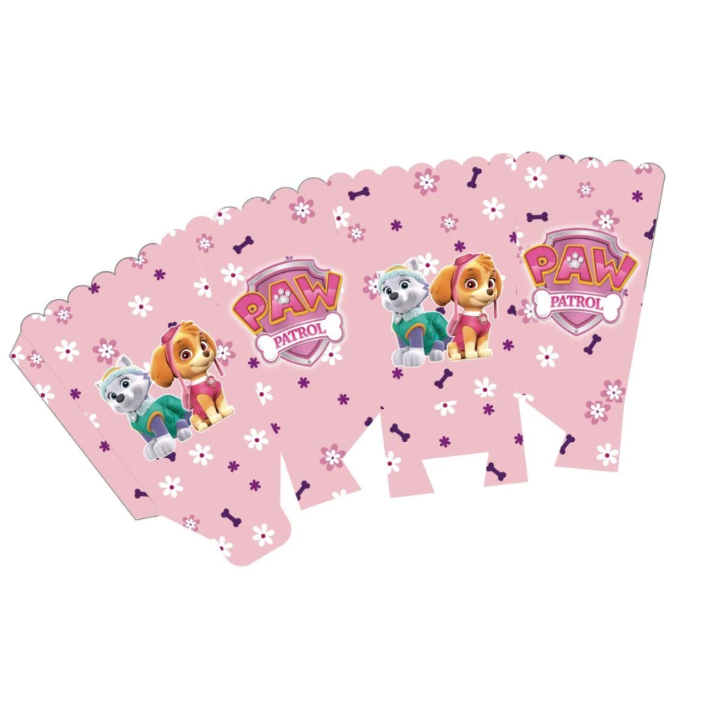 Коробочка для попкорна Щенячий патруль (Скай и Эверест) 15,5*11,5*9,5 см - поштучно