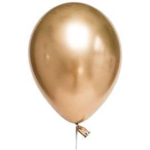 Изображение товара -  Повітряні кульки 13“ (32 см) ХРОМ поштучно Хром (Золото) Италия