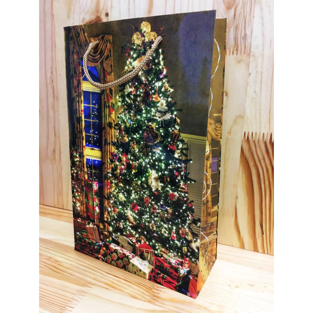 Новогодний пакет ламинированный 26х16см (PDP 1599)