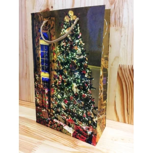 Изображение товара - Новогодний пакет ламинированный 26х16см (PDP 1599)