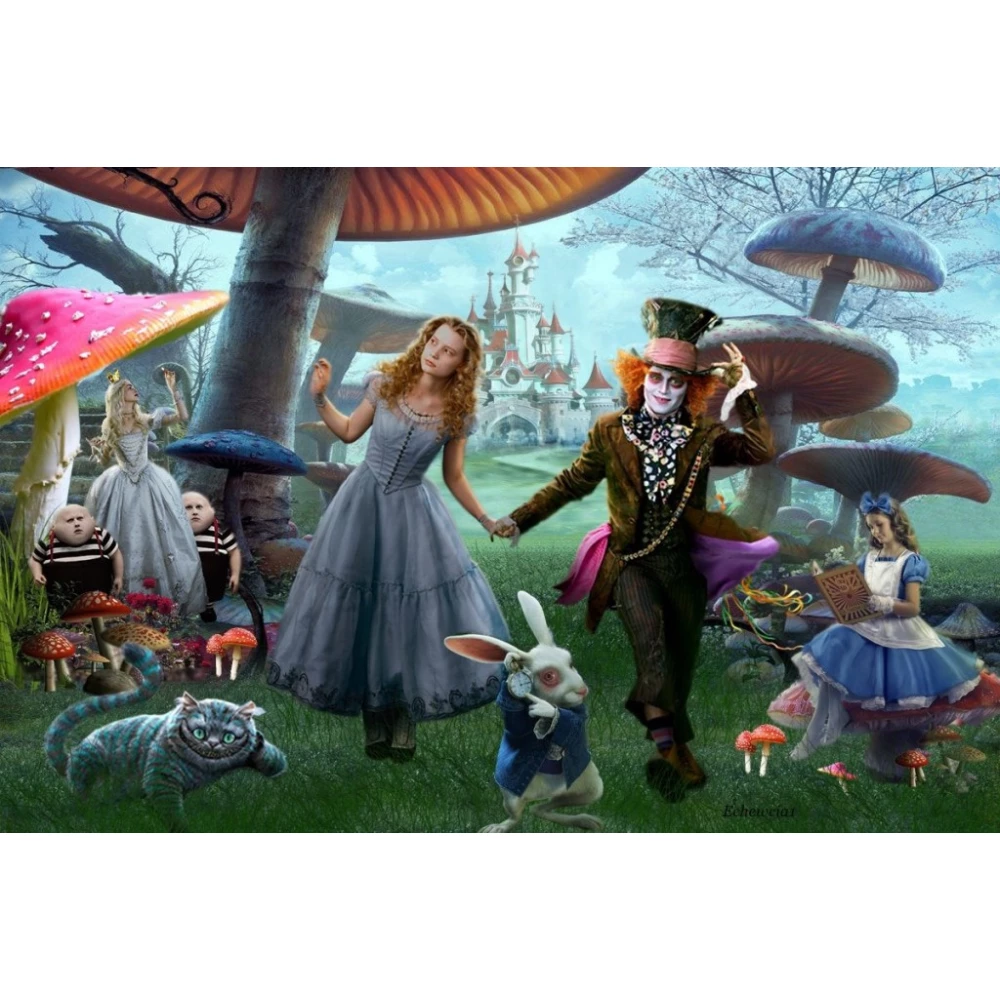 Міні шоколадки “Аліса в країні чудес“ 10шт/набір (шокобокс)